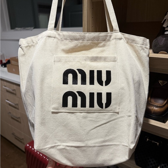 Miu Miu Handbags - NWT Miu Miu canvas perfume tote